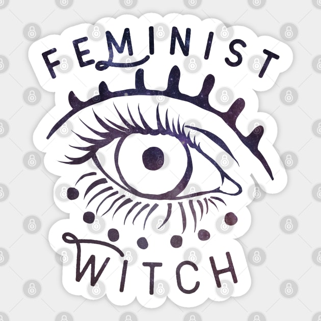 Feminist Witch Sticker by FabulouslyFeminist